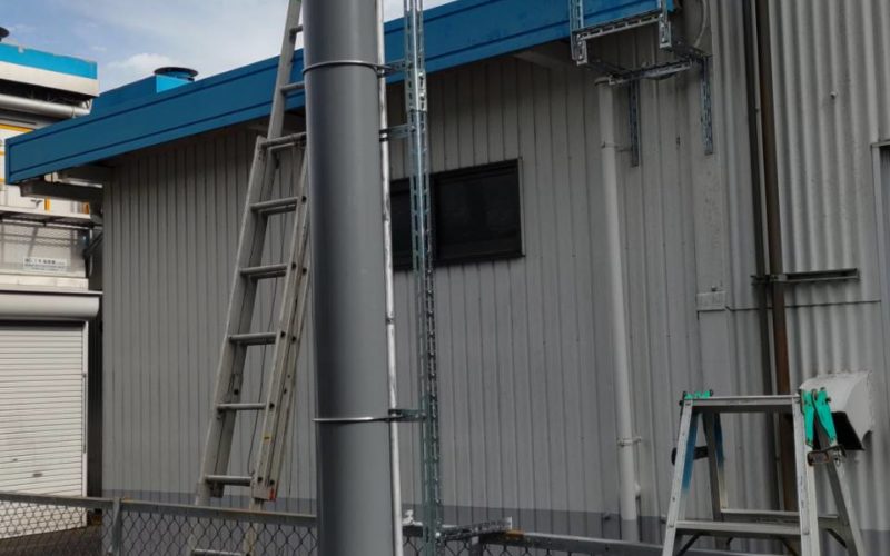 施工後　アングル取付